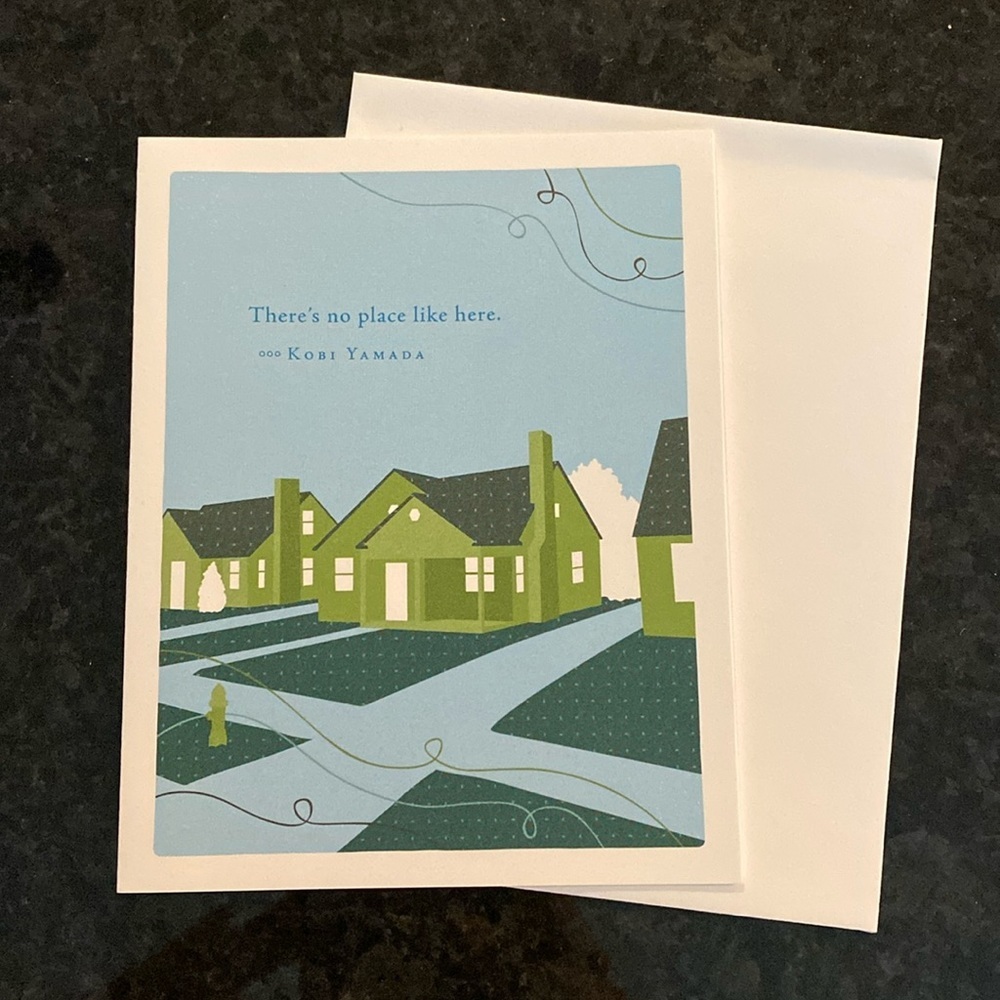 Compendium Positively Green New Home Card and Envelope